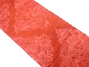 アンティーク　花更紗模様織り出し袋帯（着用可）